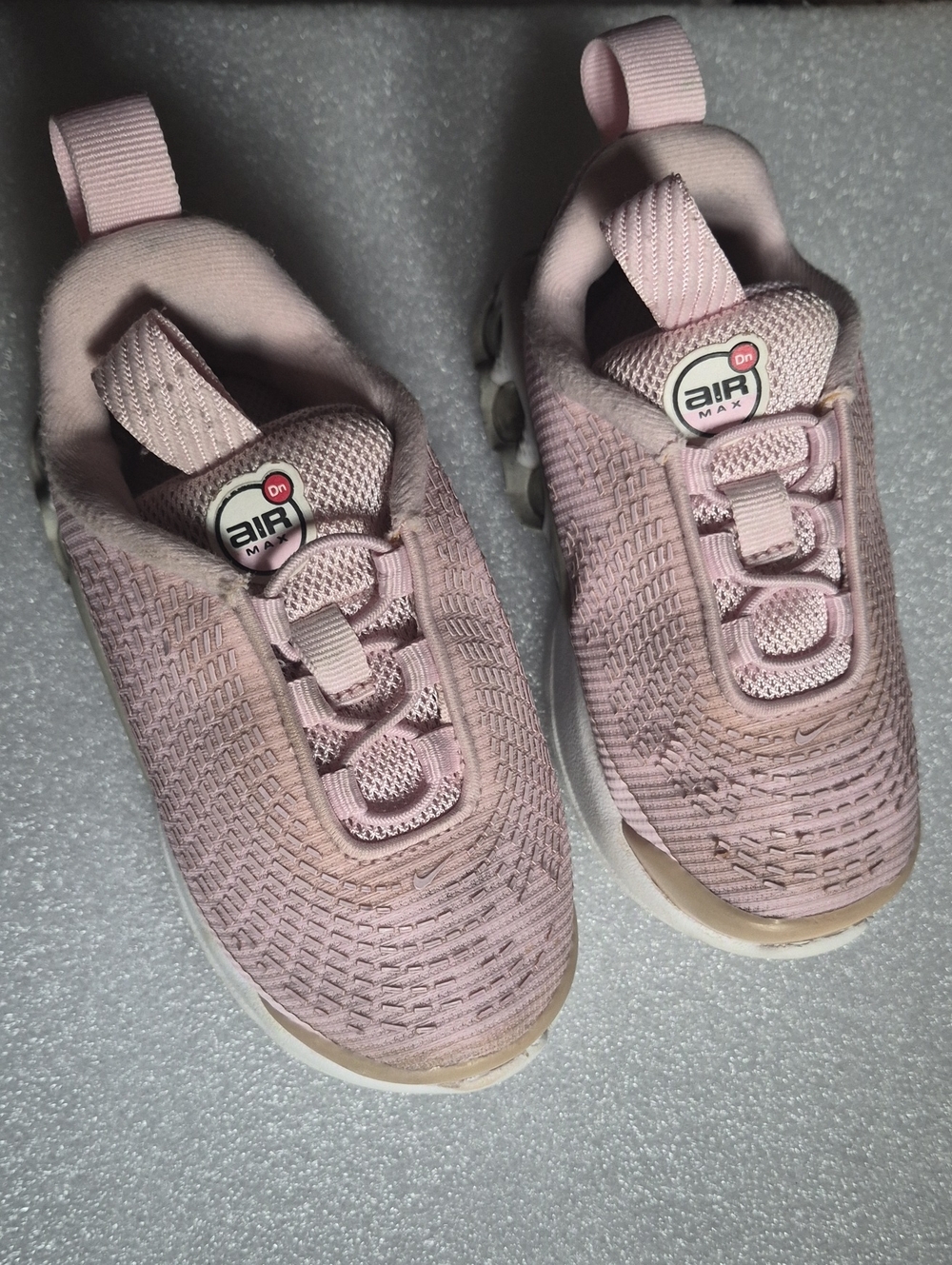 Nike Girls' Pink Slip-On Air Max Knit Sneakers